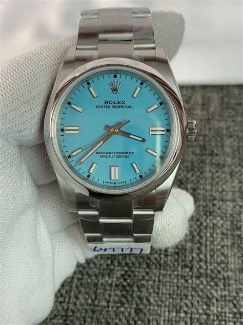 rolex 12600 silver|Rolex tiffany blue price.